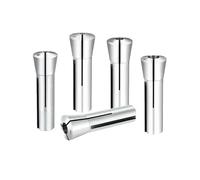 1pcs R8 Collet Milling Machine R8 Collet Metric British R8 Collet Clamping Size Milling Tool Handle R8 Collet Chuck Spring Collet(Inch Thread (7-16),5mm)