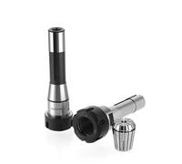 1pcs R8 ER Tool Handle R8 ER16 ER20 ER25 ER32 ER40 M12 Collet Chuck Milling Machine Milling 7/16 Inche R8 Taper Shank milling Chuck(Large Thread (M12),R8-ER40)