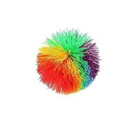 1PCS Rainbow Koosh Ball - Silicone Stretchy Sensory Toys for Stress Relief, Bouncy Stringy Toys for Kids & Adults, Party Bag Fillers