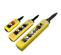 1pcs Rainproof Driving Switch Handheld Push Button Lifting Handle Controls Electric Hoist Up And Down Dual Speed(E-U-D-L-R)