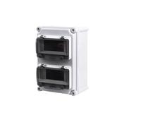 1PCS Rainproof IP67 Distribution Box Industrial Household Socket Power Open Circuit Breaker(16-way Empty Box 161)