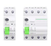 1PCS RCCB ELCB Type B EVES 30/100/300mA 2P 4P AC 63A 10kA Din Rail 35mm Residual Current Circuit Breaker(25A,2P 300mA)