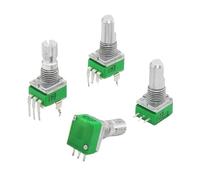 1PCS RD901F B10K B20K B50K B100K 15mm Axis Single Link Potentiometer 3-Pin(Vertical flower,B10K)