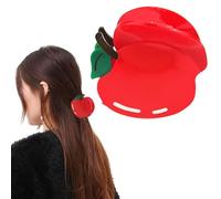 1Pcs Red Apple Claw Clip, Cute Fruit Hair Claw Clips, Acetate Hair Clips, Hair Accessory for Women