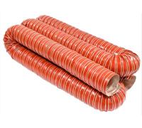 1pcs Red High-Temperature Resistant Silicone Duct Hose - Ultra-Flexible HVAC Exhaust Hose for Industrial Applications(60mmx3m)