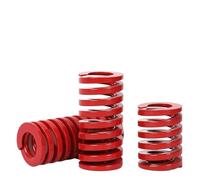 1pcs Red Medium Load Die Mold Spring Outer Diameter 8 10 12 14 16 18 20 22 25 27 30 35mm Length 15-200, 25mm, Od 20mm X Id 10mm