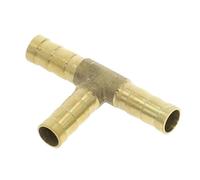 1pcs Reduce T-Shape Brass Barb Hose Fitting Tee 4mm-19mm 3 Way Tube Copper Barbed Coupling Connector Adapter(8-6-8mm)