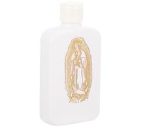 1pcs Refillable Holy Water Bottle Easter Water Bottle 4.72x2.44x0.79in Plastic Easy to Fill Portable Unique Cross Pattern Design for Someone Who Loves Jesus to Take It outside Or