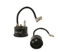 1PCS Refrigerator Overload Thermal Protector B60-120 Compressor Protector 1/5HP Refrigerator Starter Relay