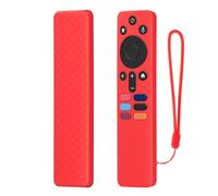 1PCS Remote Control Silicone Case Cover Compatible for XIAOMI XMRM-N5, Smart TV Remote Control Non-slip Sleeve Housing Shell Cover Holder(Case Only) (Red)