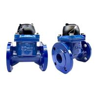1pcs Removable Dry rotor Type Flange DN150 detachable mechanical water flow meter hot water meter(DN150 cold water)