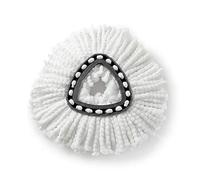 1PCS Replacement Mop Head, Universal 360° Microfiber Spin Mop Compatible for Vileda Mop Replacement Head Refill