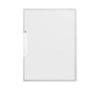 1Pcs Report Folder with Swing Clip, Plastic Folders for Standard Letter-Sized Paper, School Business Presentation (White, One Size)