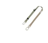 1PCS Retractable Dog Seatbelt, Elastic Buffer, 360° Swivel Clip, Reflective Eco RPET, 2-in-1 Car/Walk, For Dogs 40kg Max(Green)