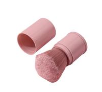 1pcs Retractable Makeup Brush Soft Fluffy Foundation Blending Blush Face Dancer Cosmetic Brush Makeup Tool,Pink, 1PC