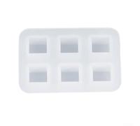 1PCS Reusable Silicone for Cube Round Beads Made for Epoxy Resin and AB Glue Crafting in Handmade Jewelry Design (10mm cube (without holes))