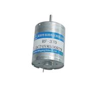 1PCS RF-370 Speed Regulation Micro High Speed Motor 6V 12V 24V Brush Adjustable Speed Can CW CCW Motor For(24V 3800RPM)