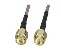 1Pcs RG316 SMA Male Plugs Connector Coaxial Jumper Pigtail Cable(6inch (15CM))