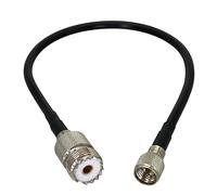 1Pcs RG58 UHF SO239 Female Jack to Tiny Small UHF Male plug Connector Wire Terminal Jumper pigtail Cable 4inch~10FT(5M)