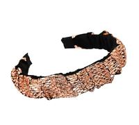 1PCS Rhinestone Headband for Women Girls, Glitter Sequin Beaded Padded Headbands for Women Prom Wedding Sparkly Hair Bling Birthday Gift Short Hair Accessories For Women Girls
