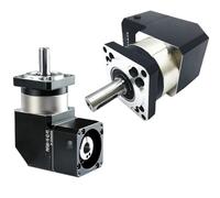 1pcs Right Angled Planetary Reducer 90 Degree Gearbox Ratio 3-100:1 DC Motor Gear for Servo 10(Ratio 4 to 1,12.7mm input)