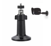 1Pcs Ring Camera Mount,360° Adjustable Ring Stick Up Outdoor Indoor Tapo Camera Wall Mounting Bracket Accessories Holder Smart Security Compatible Adhesive Base Universal Abs Plastic Waterproof(Black)