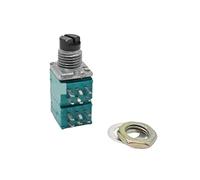 1PCS RK097 Stepper Potentiometer 4-channel E20K E50K Amplifier Audio Volume Potentiometer 12 Pin 8mm Shaft(E20K)