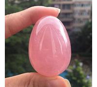 1PCS Rose Quartz Egg-Shaped Crystal Ball Sphere Gemstone