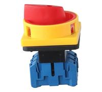 1pcs Rotary Cam Changeover Switch 25A/32A 3-Pole 2-Position Load Circuit Breaker Switch Rotary Cam On-Off Power Switch(32A)