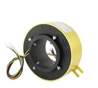 1pcs Rotary Conductive Slip Ring Hole 70mm 80mm Out dia158mm 2 4 6 8 10 12 Wire Rotary Connector Inductor(Hole70 Out158 12Wire)