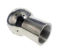 1pcs Rotary Tank Cleaning Spray Ball - 360° Rotating Sanitary Pipe Fittings for Efficient Cleaning of Small & Medium Tanks(DN40)