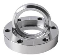 1pcs Rotatable 4.50-Inch Bored Conflat Flange with 8 Tapped Bolt Holes - Stainless Steel Ultra-High Vacuum Fitting(CF16-3/4)