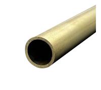1pcs Round Brass Tube Length 500mm OD 55mm Wall Thickness 1.5/2/3mm Metal Seamless Brass Round Hollow Straight Pipes Tubing(55 * 3mm)
