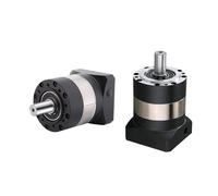 1pcs Round Flange Planetary Gearbox 40/60/80/90mm Motor Reducer Ratio 5:1-100:1 Backlash≤7-12 Arcmin for 200W-1KW(Silver)
