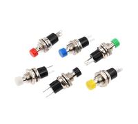 1PCS Round Momentary Push Button Switch Press The Self-Reset,PBS-110,7MM, Switchs,Normally(Yellow)