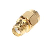 1pcs RP-SMA Male Plug To SMA Female Jack Straight RF Adapter Coaxial Connector Converter