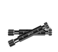 1pcs RP Straight Pipe Thread Plug Gauge - Precision Thread Measurement Tool for RP 1/8, 3/8, 1/2, 3/4, 1'', 2''
