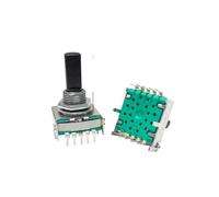1pcs RS17 Band Rotary Switch 1 Pole 3 4 5 6 7 8 Position Small Household Appliance Conversion Gears Switch 10Pin 20 MM Shaft NWPNLXEA(6 Posiitons)