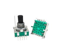 1PCS RS17 Type Band Switch 1 Pole 3 Gears Rotary Conversion Gear Switch Half Shaft 15MM 10Pin NWPNLXEA