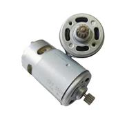 1pcs RS550 DC electronic starter 12V 16.8V 21V Engine Motors with 9/12 Teeth High Torque Gear Box for Drill ICXLPMC(12 Teeth,12V)