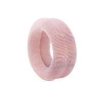 1pcs Rubber Band Soft Elastic Hair Band for Scrunchie Ponytail Hair Tie High Elasticity Thickened and Widened Headrope&Hair Loop(Light red)