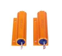 1pcs RX24 100W Aluminum Power Metal Shell Case Wirewound Resistor 1 1.2 1.5 1.8 2 2.2 2.5 3 3.3 4 4.7 5 6 7 8 9 Ohm IDGTTLDF(RX24 100W0.68R 1pcs)