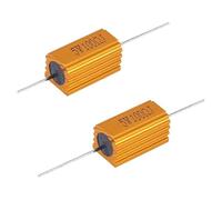 1pcs RX24 5W Aluminum Power Metal Shell Case Wirewound Resistor 10/22/33/47/50/60/80/100/200/220/330/470/500 ohm 0.1R - 300K NWPNLXEA(RX24 5W47R 1pcs)