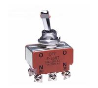 1pcs S-338T rocker switch S338T knob switch 6 feet 3 gears 15A 125V screw IDGTTLDF