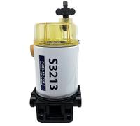 1Pcs S3213 Fuel Filter Fuel Water Separator 3/8" Barb x 1/4" NPT Fit for Outboard Motor 35-60494-1