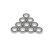 1Pcs S6800-2RS 10x19x5 mm Stainless Steel Ball Bearing 6800RS Ball Bearing Anti rust Bicycle Bearing