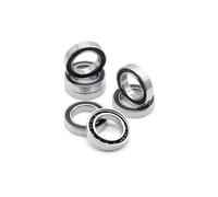 1Pcs S6802-RS Stainless Steel Hybrid Ceramic Bearing 15x24x5 mm ABEC-9 Bicycle Bottom Brackets Spares