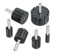 1Pcs Sanding Drum Rubber Mandrels 6mm Shank Fit Sleeve for Rotary Tool wanglan(38mm)
