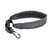 1PCS Saxophone Neck Strap Soft Oxfold Cloth Sax Strap Padded for Alto Sax Tenor Clarinet Baritone Soprano Horn Music Instrument (Dark Grey)