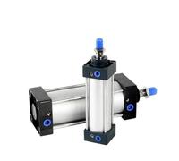 1pcs SC Standard Air Pneumatic Cylinders SC32/40/50/63mm Bore Double Acting 50/75/100/125/150/175/200/250/300/400/500/1000mm Stroke(25mm Stroke,Bore 63mm)